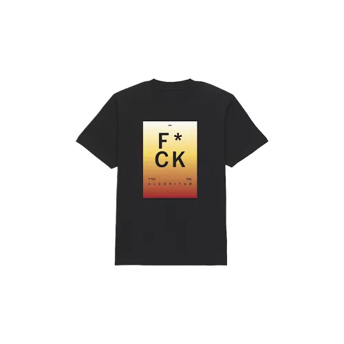 Vans T Shirts Unisex Black Crew Neck Moderate Straight Fit
