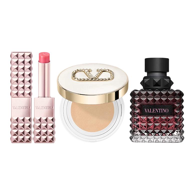 Парфюмерный набор Valentino (розовый)