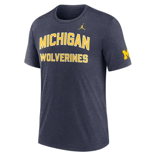 Jordan Michigan Campus Collegiate Block Men's Nike College T-Shirt