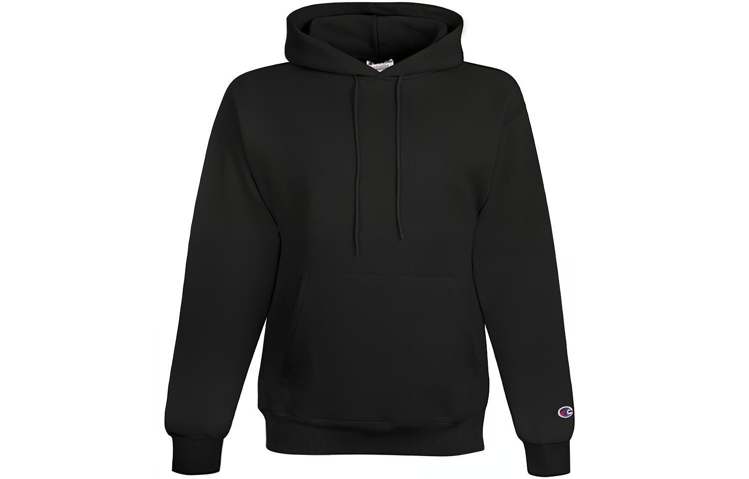 Худи Champion Single Logo (черная)
