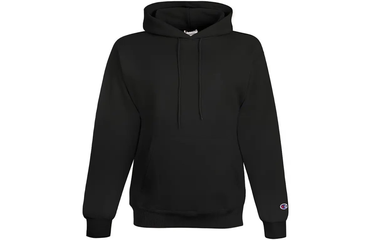 Champion Single Label Fleece Lined, US Version, Winter Pullover Sweatshirt Unisex Black