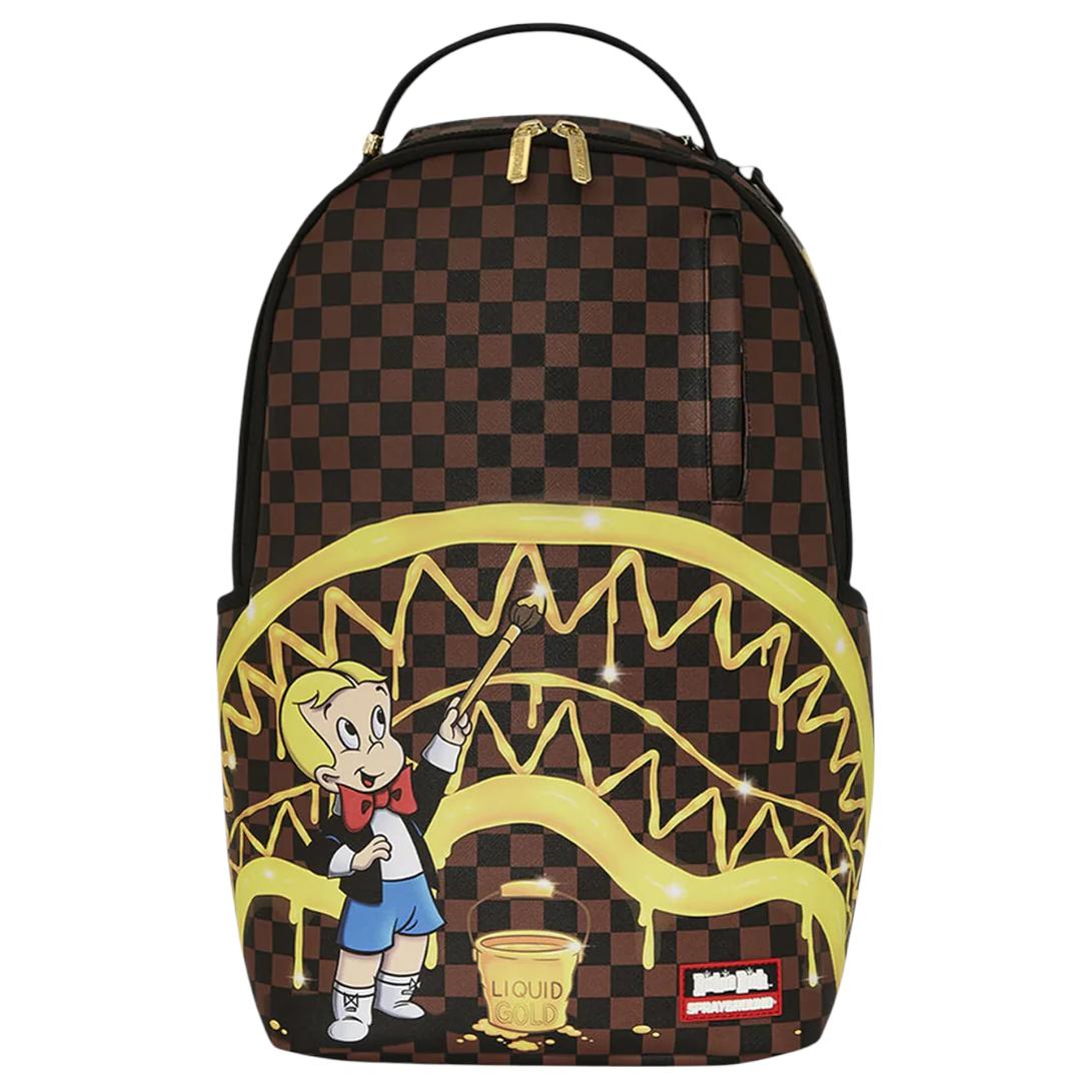 Рюкзак SPRAYGROUND Richie Rich Gold (коричневый)