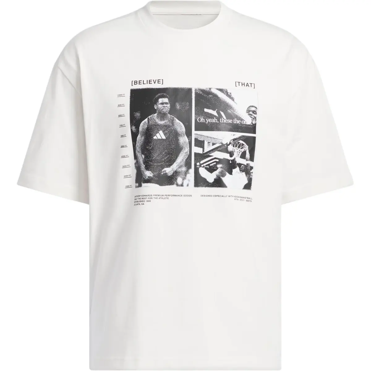 Adidas x ANTHONY EDWARDS T Shirt Men's