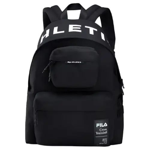 FILA Polyester Backpack Unisex Black