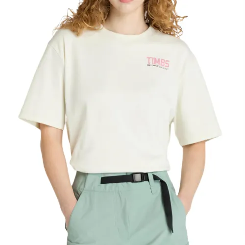Timberland Drop Shoulder Sleeve T Shirt Women's