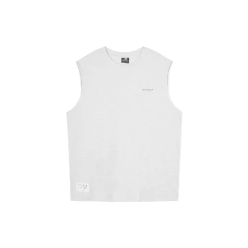 New Balance Tank Tops Unisex Light Gray Crew Neck Moderate Other
