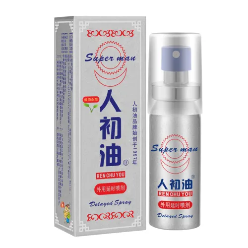 Men's first oil silver dress men's external delayed spray towel adult sex toys recent production confidential delivery Indian magic oil spray 10ml