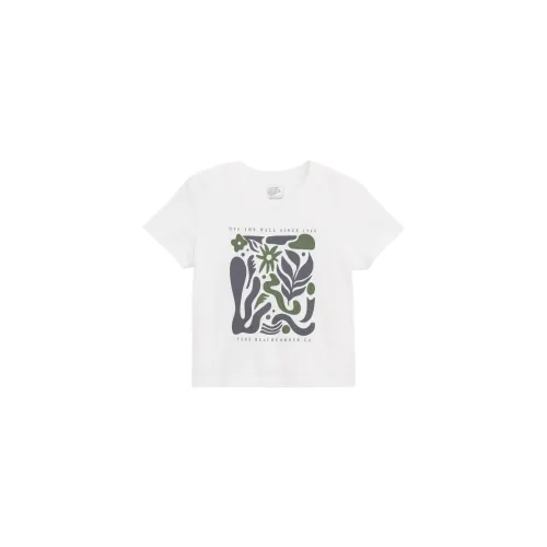 Vans T Shirts Women's White Crew Neck Moderate