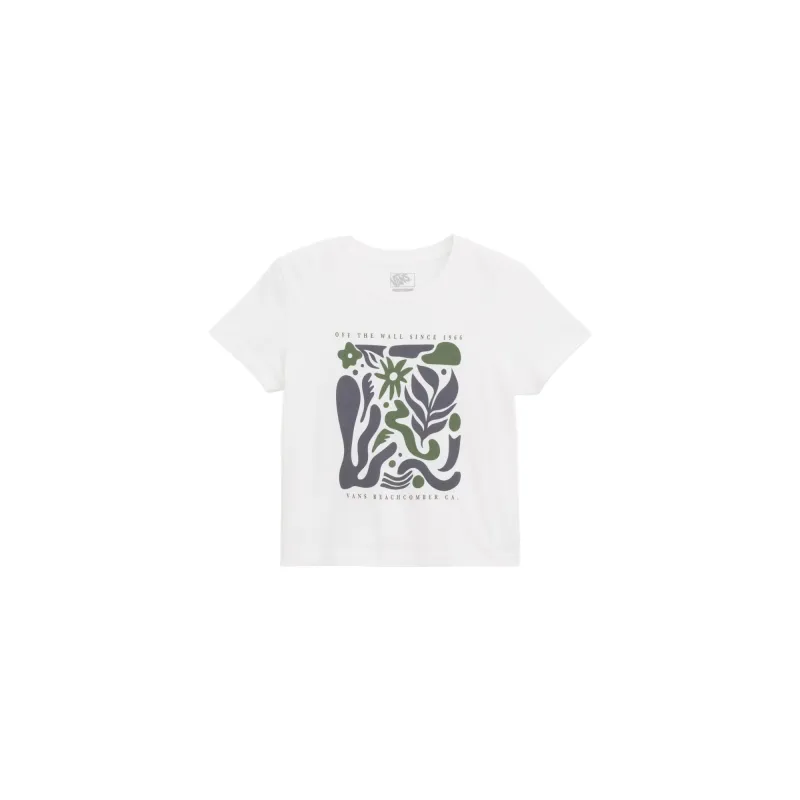 Vans T Shirts Women's White Crew Neck Moderate