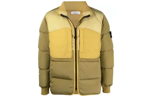 STONE ISLAND Down Jacket Unisex Yellow