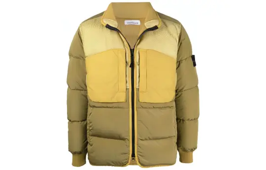 STONE ISLAND Down Jacket Unisex Yellow