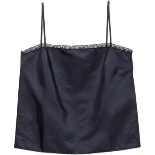 PRADA Camisoles Women's Blue Moderate Straight Fit