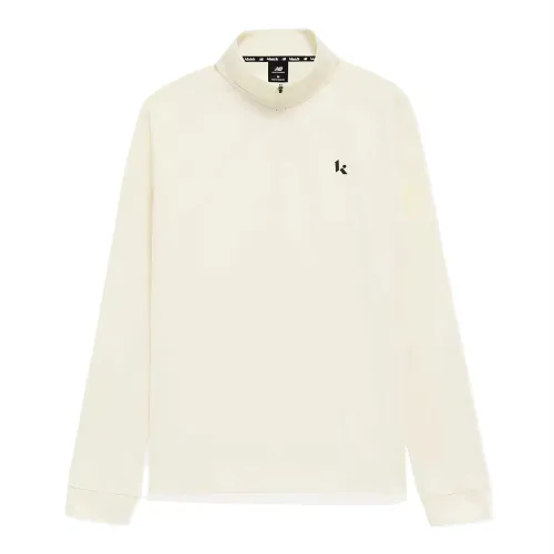 New Balance Klutch Shirts Men's Ecru Turtleneck Moderate
