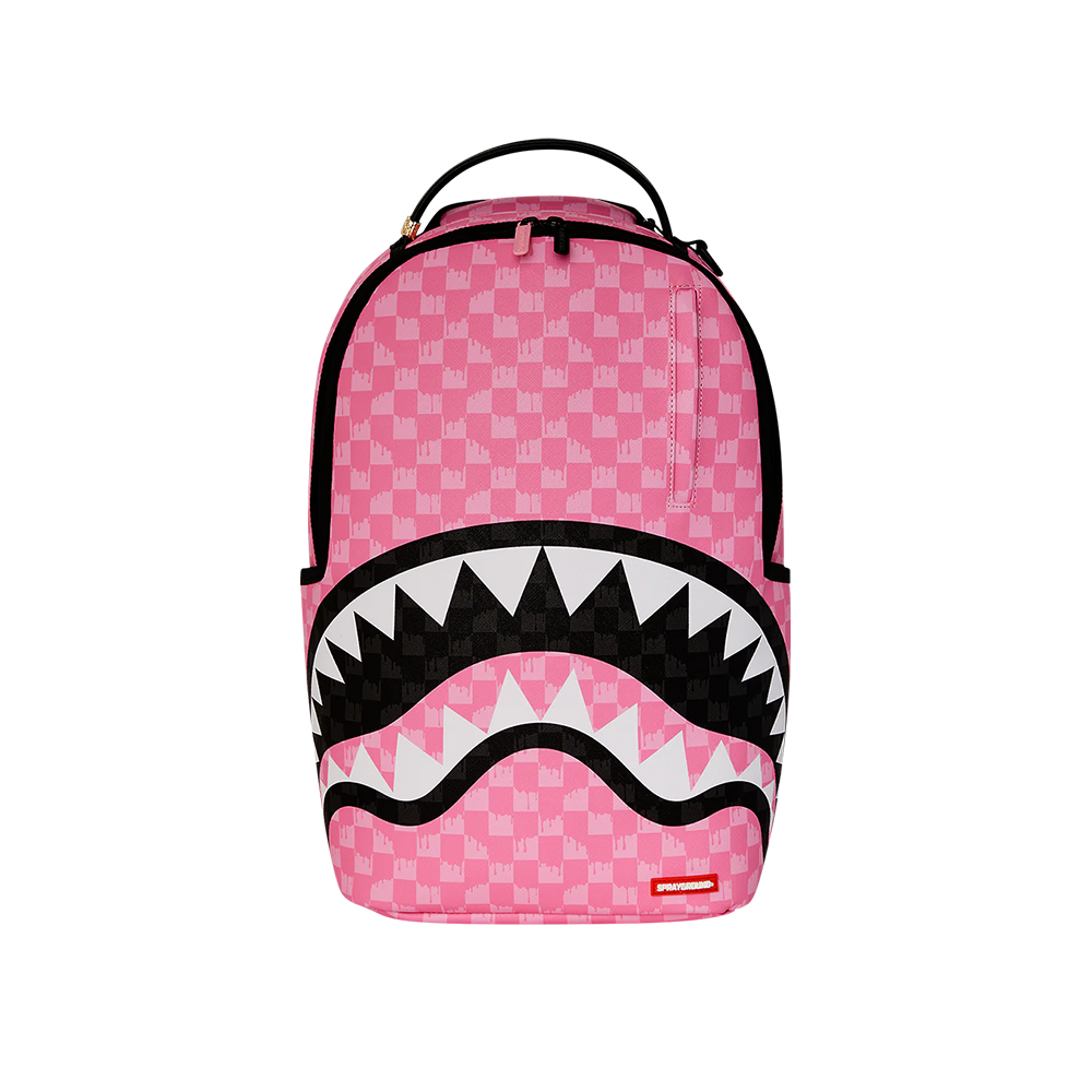 Женский рюкзак SPRAYGROUND Shark Logo (розово-красный)
