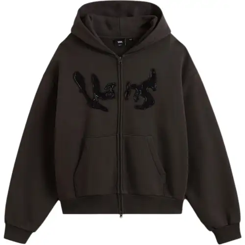 Vans Logo embroidered Zip up Hoodie