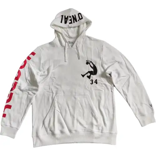 Reebok VB UNISEX HOODIE Victoria Beckham, O'Neill Fleece Hooded Alphanumeric Sweatshirt Men's