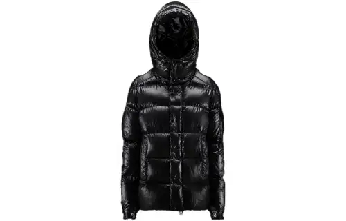 Moncler Women's Maya 70th Anniversary Special Edition Short Down Jacket Black