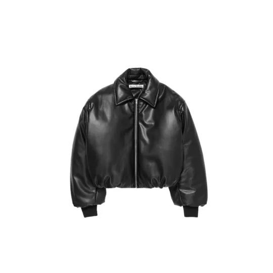 Acne Studios Zip-Up Padded Leather Jacket