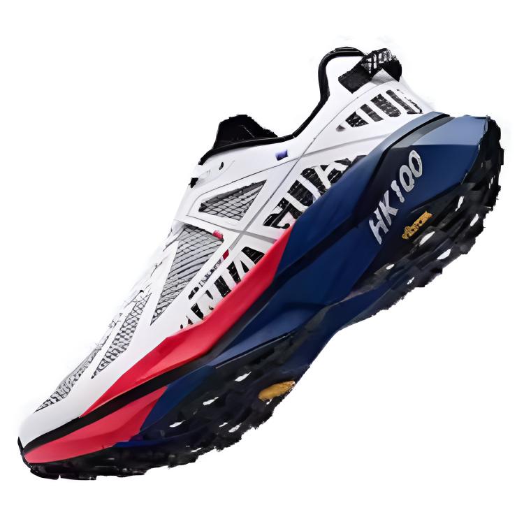 Anta Cushioning, Wear Resistant Low top Running Shoes Women’s White Blue Red