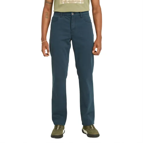 Timberland Casual Pants Men's Blue Moderate Straight Fit Pants