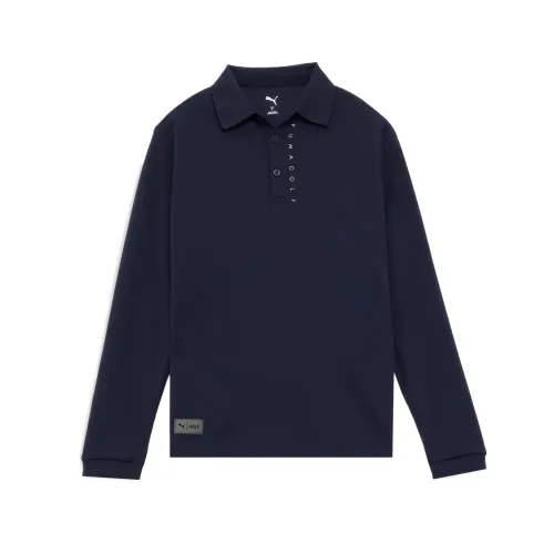 PUMA Golf Polo Shirts Women's Blue Polo Collar Moderate