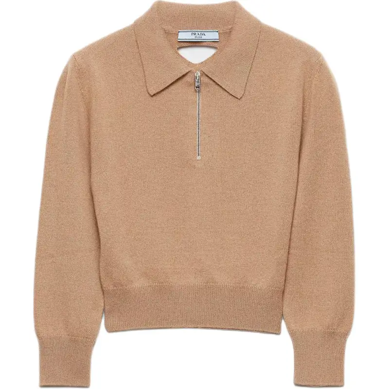 Prada cashmere polo sweater
