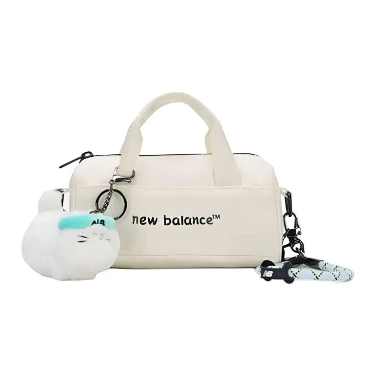 New Balance Fabric Shoulder Bag, Crossbody Bag, Handbag Unisex White