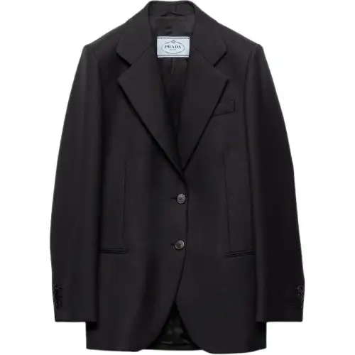 Prada single-breasted gabardine jacket