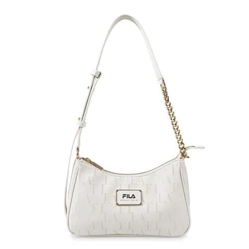 FILA Fabric Shoulder Bag Women's Cloud White
