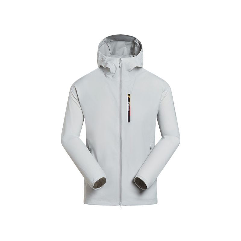 SALOMON Salomon FW25 MODYSSEY WINDSHELL Windproof Shell® Casual Zip Long Sleeve Jacket Men's