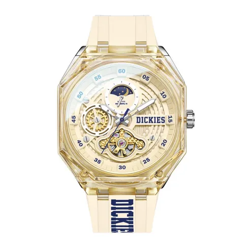 Dickies Starlight Series Wrist Watches Mechanical Movement Skeleton Dial Unisex Shopping Bag+Box