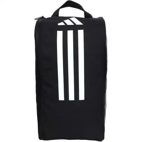 Adidas Essential Recycled Polyester Plain Weave Fabric Training Shoes Bag Handbag Unisex Black