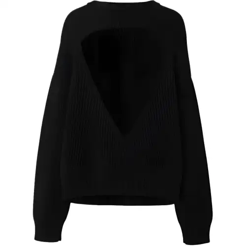 【Previous Season】cut-out wool jumper