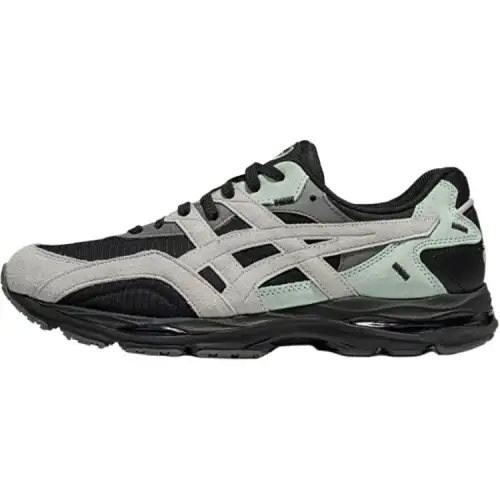 ASICS Gel MC Plus Textile, Split Cow Leather Slip Resistant Abrasion Resistant Low top Casual Shoes Unisex Black Gray