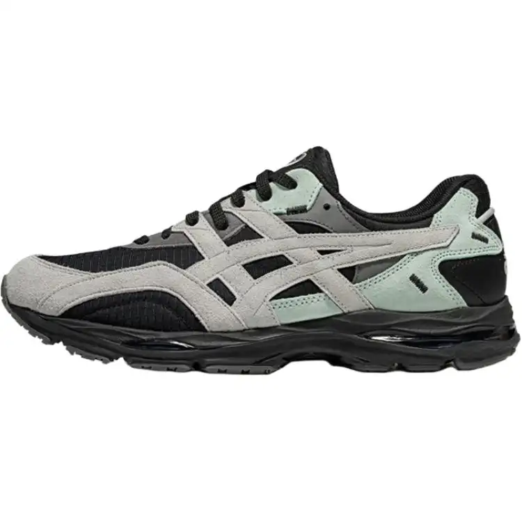 ASICS Gel MC Plus Textile, Split Cow Leather Slip Resistant Abrasion Resistant Low top Casual Shoes Unisex Black Gray