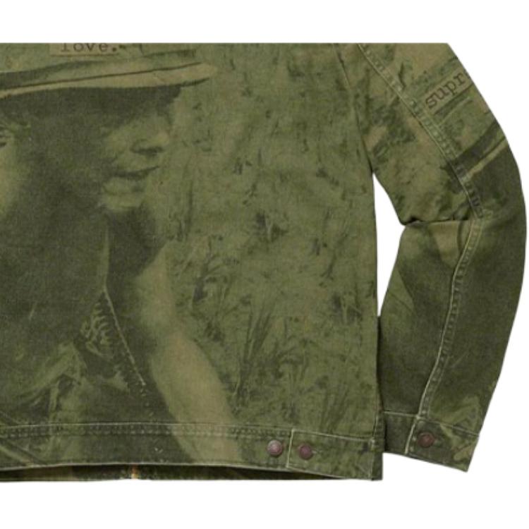 Куртка Supreme FW19 Week 1 Is Love Denim Work Jacket — фото 6