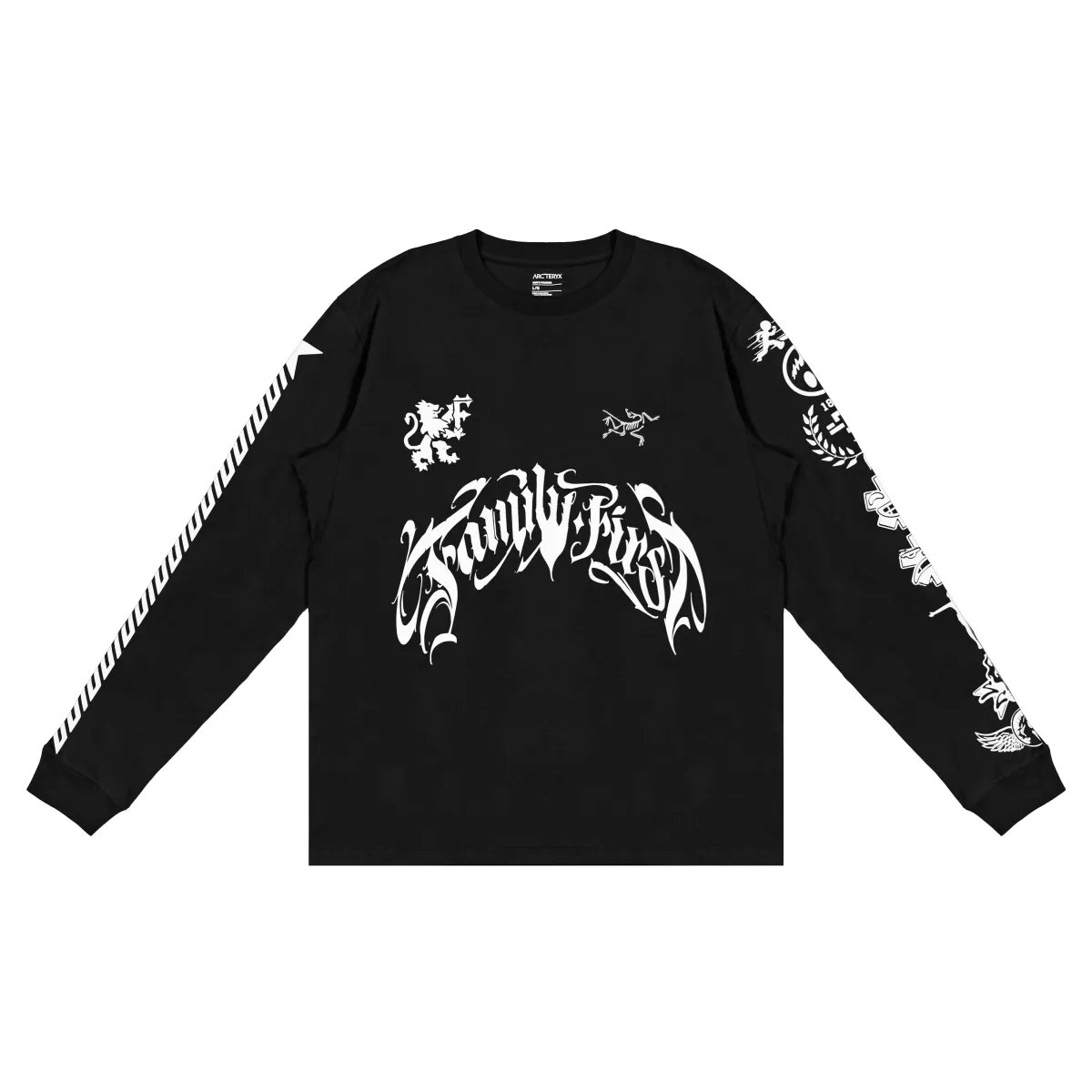 Arcteryx T-Shirts Unisex Black/Black Crew Neck Moderate