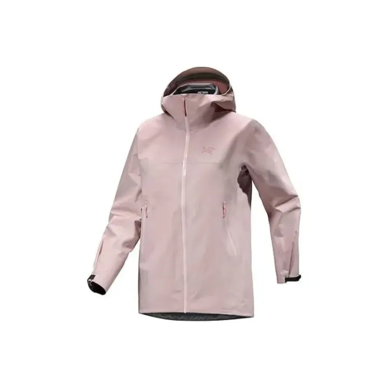 Arc'teryx Waterproof, Windproof, Breathable, And Abrasion Resistant Windbreaker Jacket Unisex Mist Evening Pink