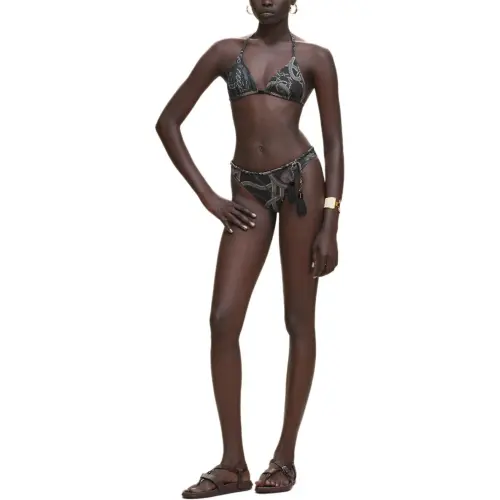 HERMES Bikinis Women's Charcoal Gray Moderate
