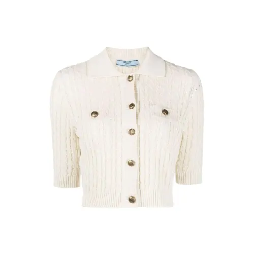 PRADA SS23 Polo Shirt Women's Beige
