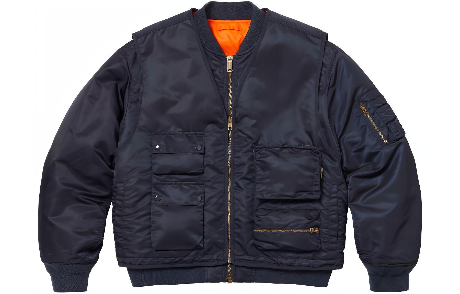 Куртка Supreme 2-In-1 MA-1 Bomber (черная)