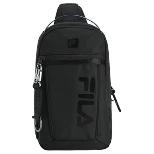 FILA Fitness Fabric Sling Bag Men's Black
