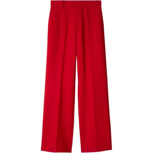 Burberry FW23 Casual Pants Men's Red
