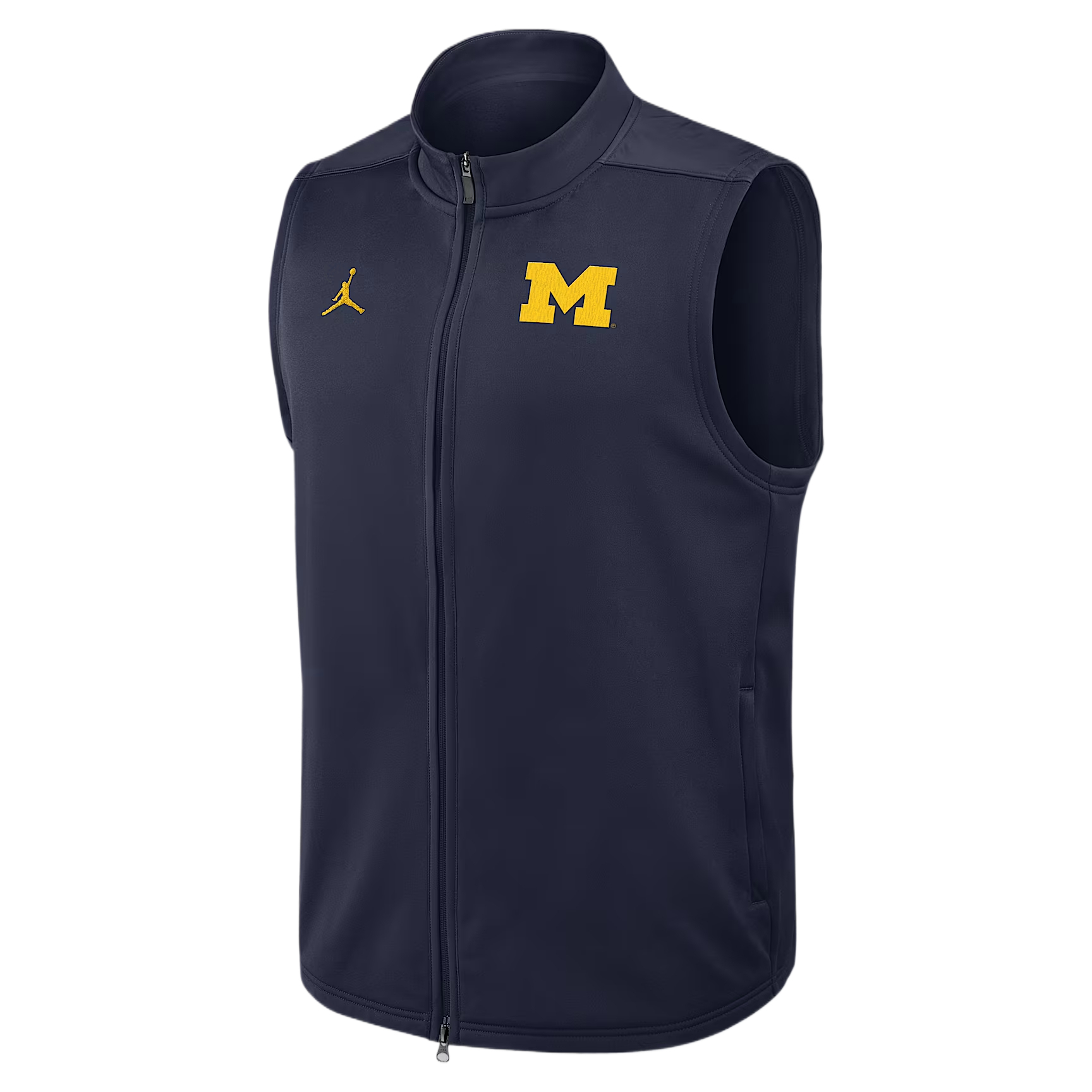 Jordan Michigan Victory Men's Jordan Brand Therma-FIT College Full-Zip Vest