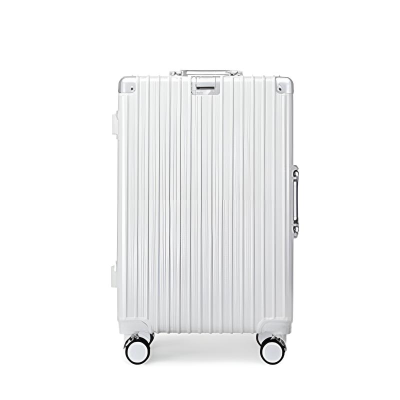 PAUL FRANK ABS+PC Leather Trunk Travel Suitcase Luggage Unisex White/Black/Green