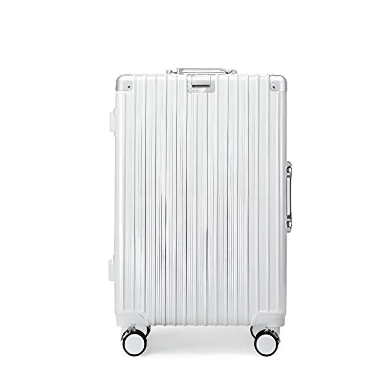PAUL FRANK ABS+PC Leather Trunk Travel Suitcase Luggage Unisex White/Black/Green