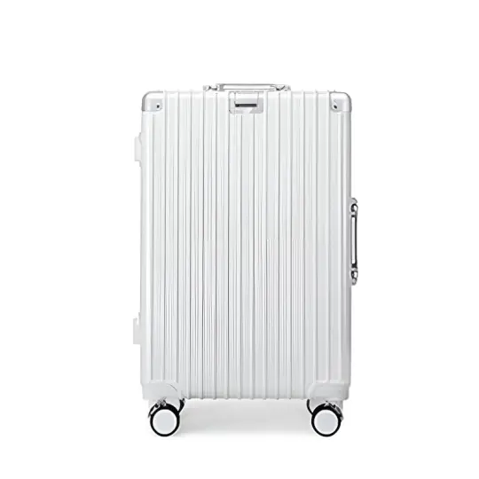 PAUL FRANK ABS+PC Leather Trunk Travel Suitcase Luggage Unisex White/Black/Green