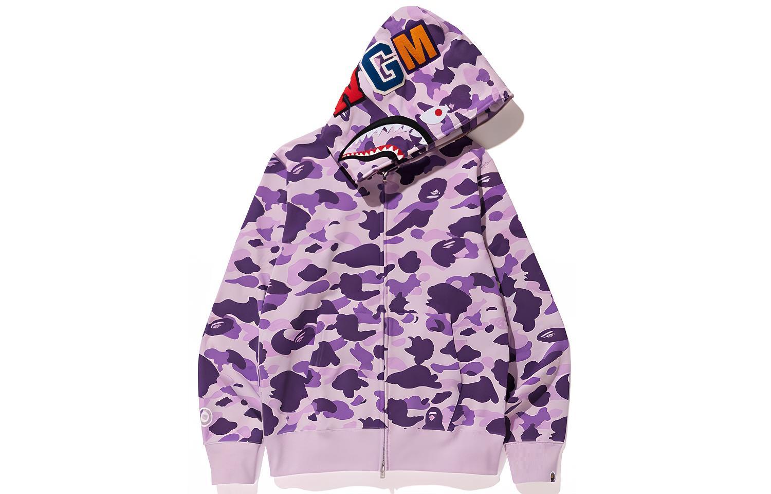 Худи A BATHING APE (розово-фиолетовое) — фото 2