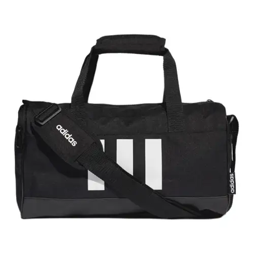 Adidas Recycled Polyester Plain Weave Fabric Handbag Regular Unisex Black