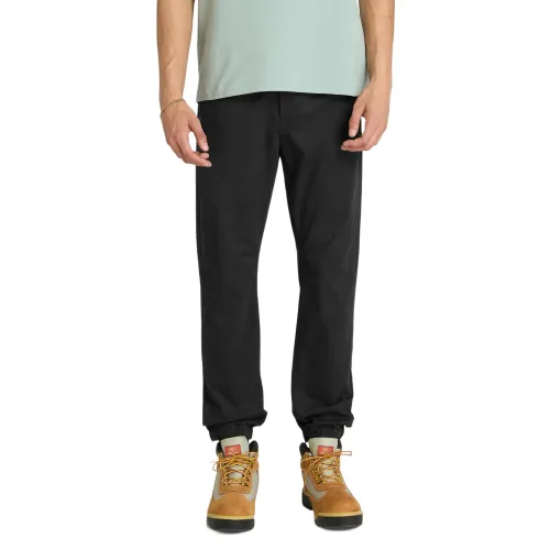 Timberland Casual Pants Men's Black Moderate Cuffed Pants